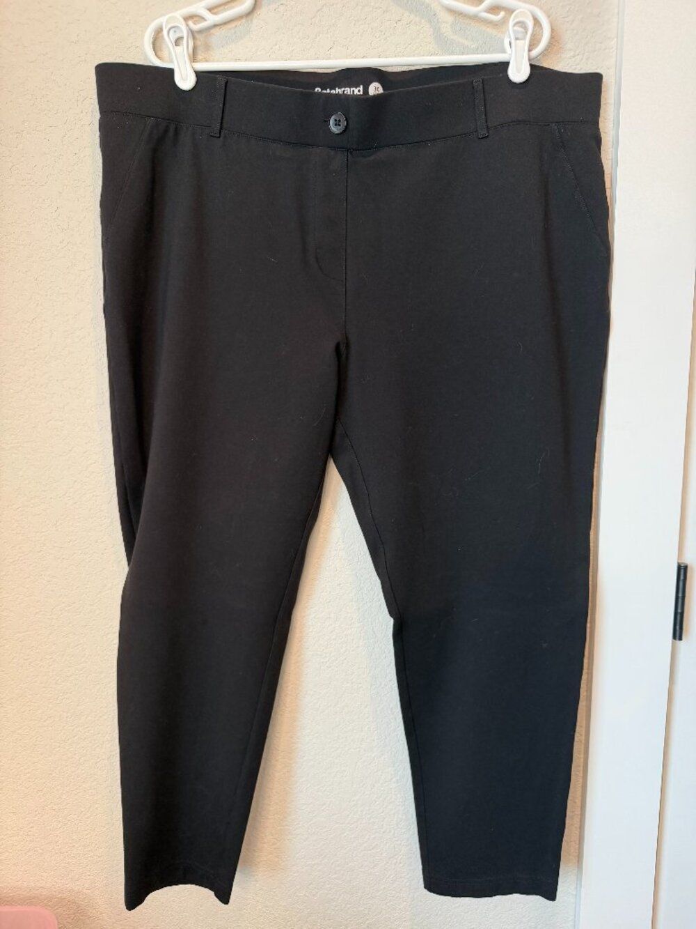 Betabrand Black Comfortable Pants Size 3X Petite